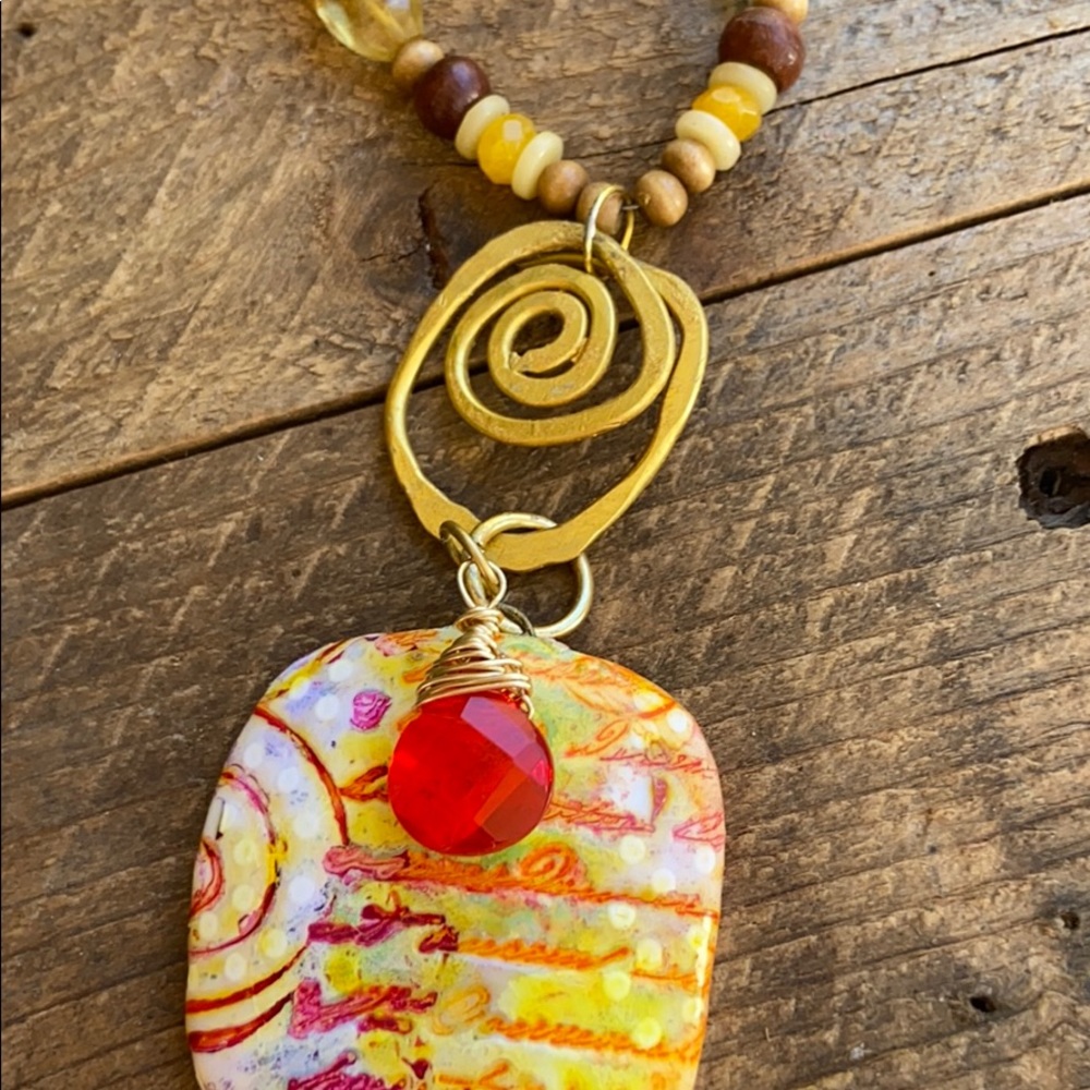 Handcrafted GEMSTONE Necklace
